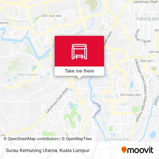 Surau Kemuning Utama map