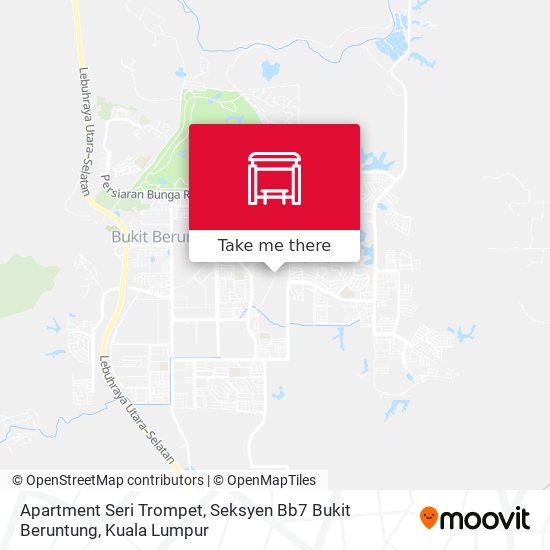 Apartment Seri Trompet, Seksyen Bb7 Bukit Beruntung map