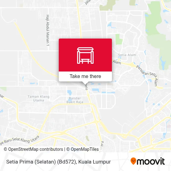Setia Prima (Selatan) (Bd572) map
