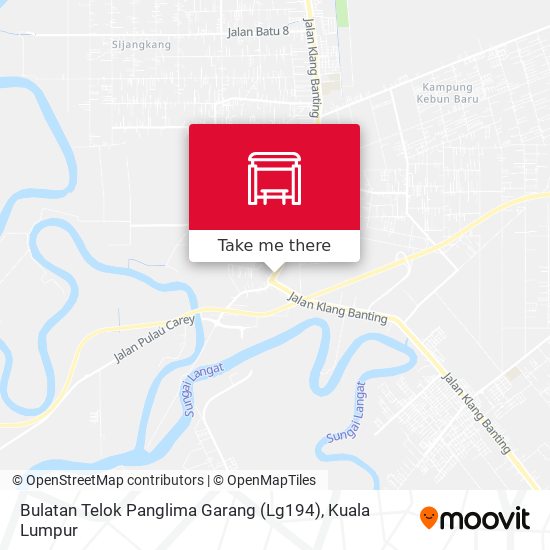 Peta Bulatan Telok Panglima Garang (Lg194)