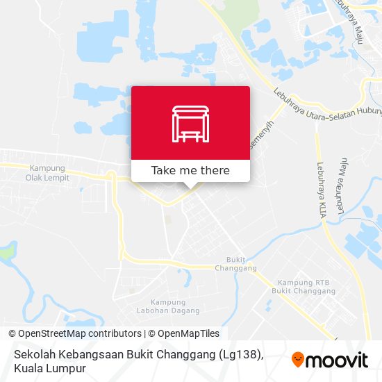 Peta Sekolah Kebangsaan Bukit Changgang (Lg138)