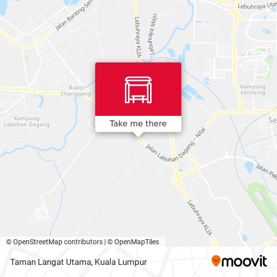 Peta Taman Langat Utama