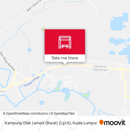 Peta Kampung Olak Lempit (Barat) (Lg16)