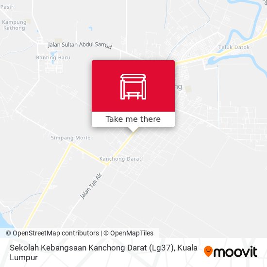 Peta Sekolah Kebangsaan Kanchong Darat (Lg37)