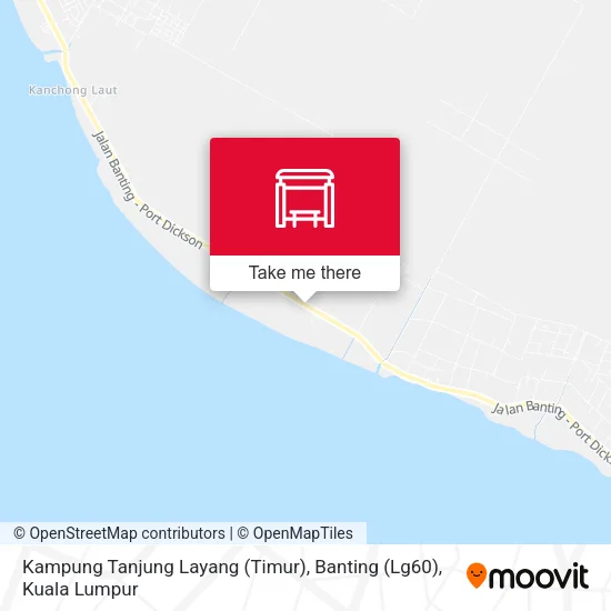 Kampung Tanjung Layang (Timur), Banting (Lg60) map