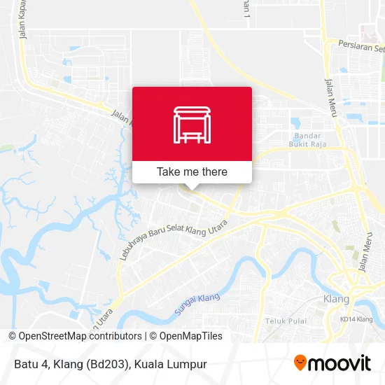 Batu 4, Klang (Bd203) map
