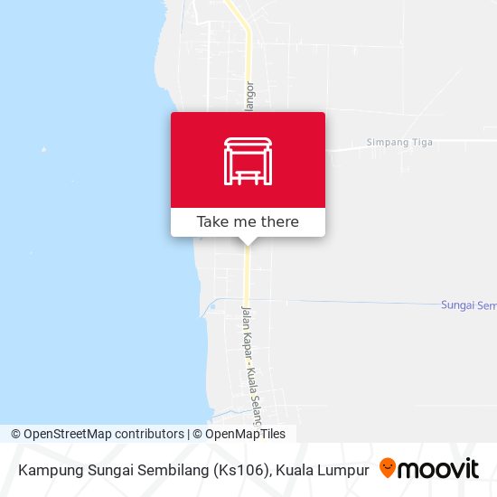 Peta Kampung Sungai Sembilang (Ks106)