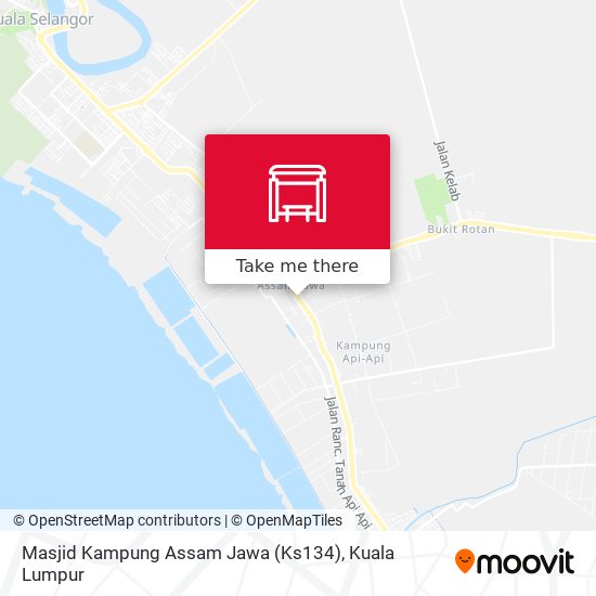 Peta Masjid Kampung Assam Jawa (Ks134)