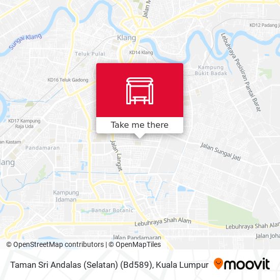 Peta Taman Sri Andalas (Selatan) (Bd589)