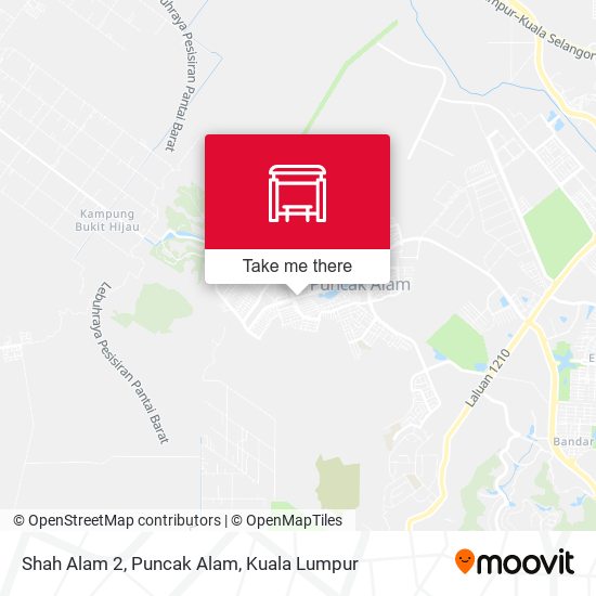Peta Shah Alam 2, Puncak Alam