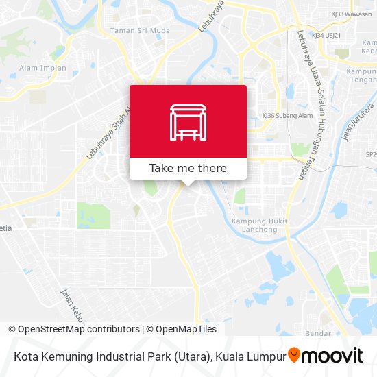 Kota Kemuning Industrial Park (Utara) map