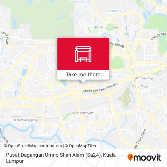 Pusat Dagangan Umno Shah Alam (Sa24) map