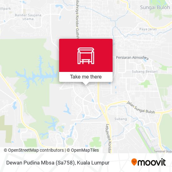 Dewan Pudina Mbsa (Sa758) map