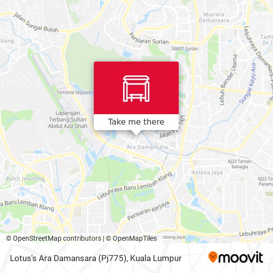 Lotus's Ara Damansara (Pj775) map