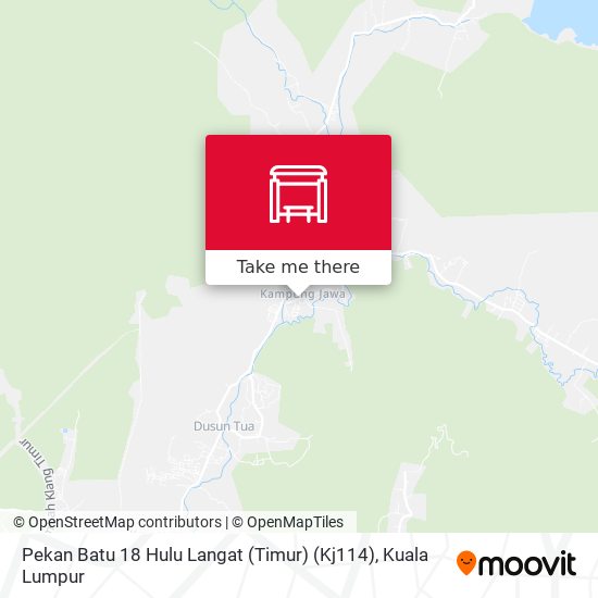 Peta Pekan Batu 18 Hulu Langat (Timur) (Kj114)