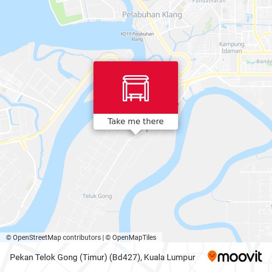 Peta Pekan Telok Gong (Timur) (Bd427)