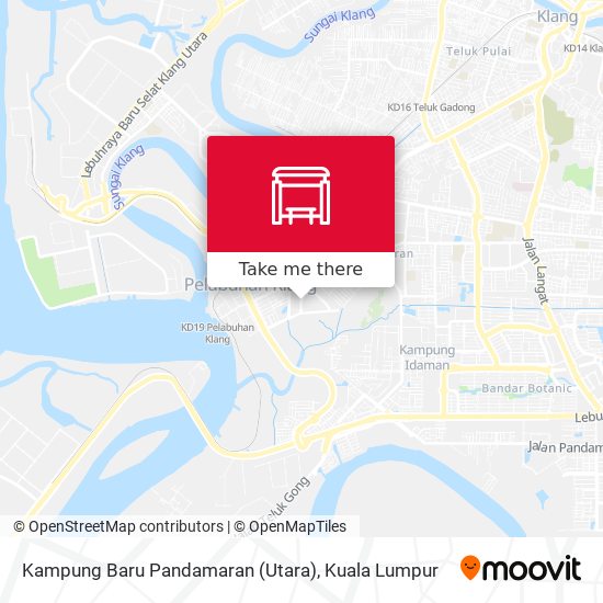 Peta Kampung Baru Pandamaran (Utara)