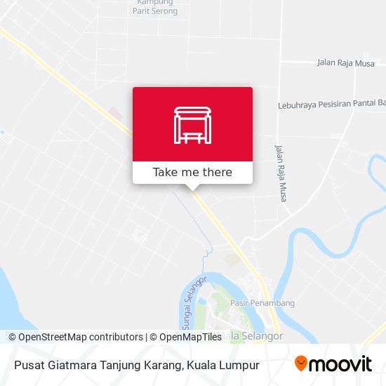 Peta Pusat Giatmara Tanjung Karang