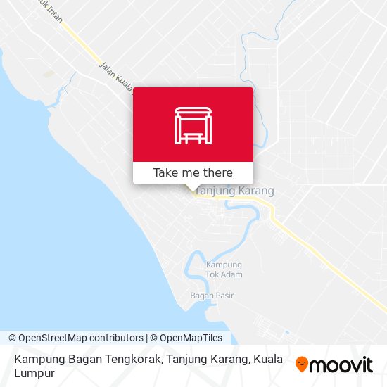 Peta Kampung Bagan Tengkorak, Tanjung Karang