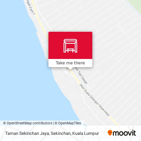 Peta Taman Sekinchan Jaya, Sekinchan