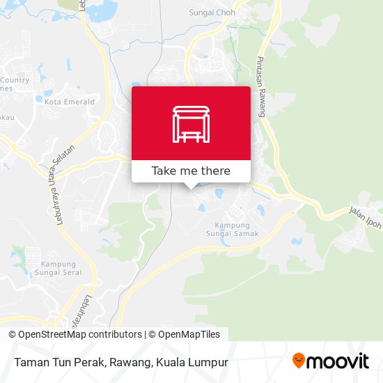 Peta Taman Tun Perak, Rawang