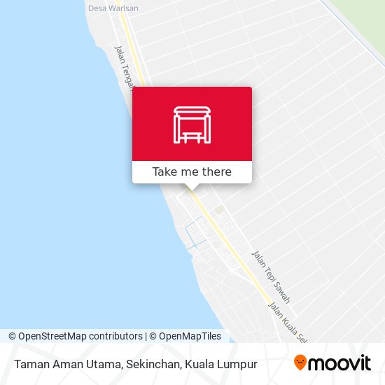 Taman Aman Utama, Sekinchan map