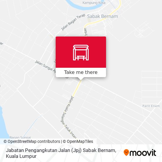 Peta Jabatan Pengangkutan Jalan (Jpj) Sabak Bernam