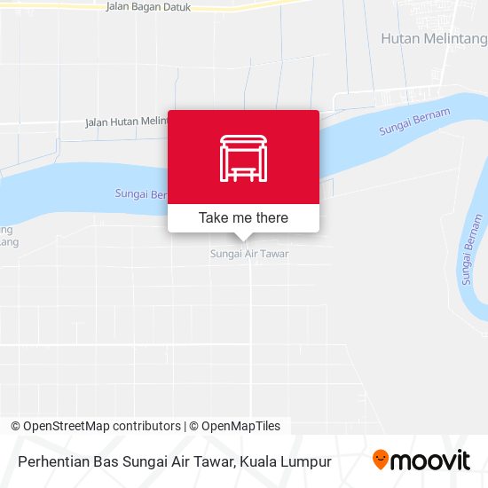 Peta Perhentian Bas Sungai Air Tawar