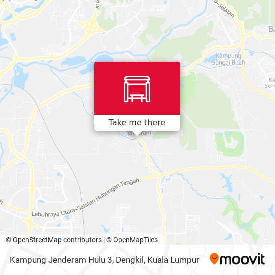 Peta Kampung Jenderam Hulu 3, Dengkil