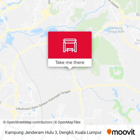 Kampung Jenderam Hulu 3, Dengkil map