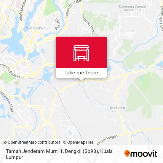 Peta Taman Jenderam Murni 1, Dengkil (Sp93)