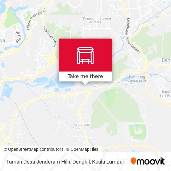 Peta Taman Desa Jenderam Hilir, Dengkil