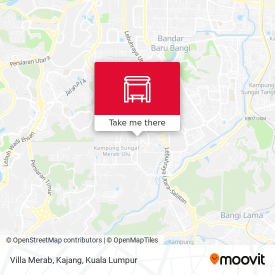 Peta Villa Merab, Kajang