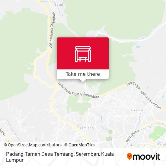 Peta Padang Taman Desa Temiang, Seremban