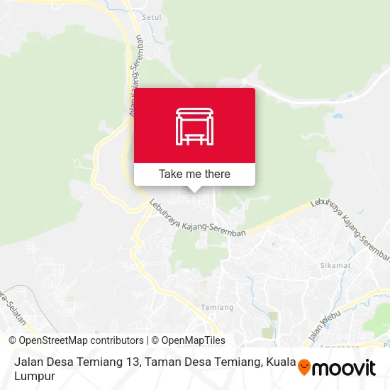Jalan Desa Temiang 13, Taman Desa Temiang map