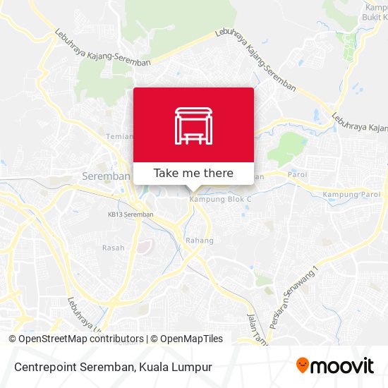 Centrepoint Seremban map