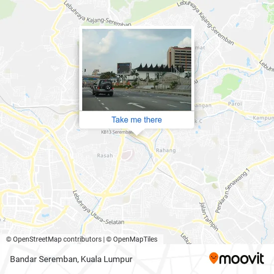 Bandar Seremban map