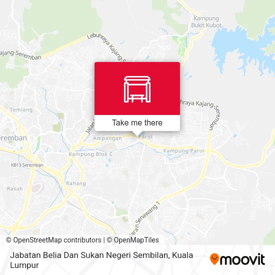 Jabatan Belia Dan Sukan Negeri Sembilan map