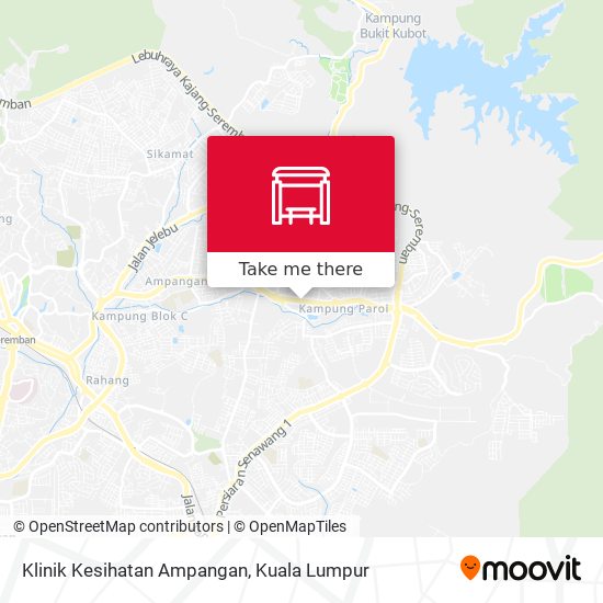 Klinik Kesihatan Ampangan map