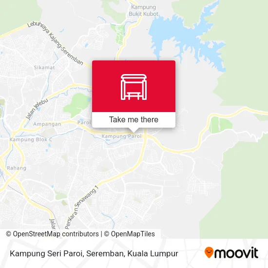 Kampung Seri Paroi, Seremban map