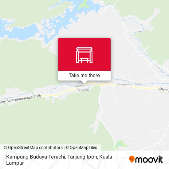 Peta Kampung Budaya Terachi, Tanjung Ipoh