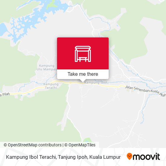 Peta Kampung Ibol Terachi, Tanjung Ipoh