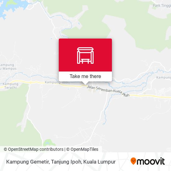 Peta Kampung Gemetir, Tanjung Ipoh