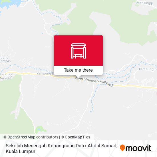 Peta Sekolah Menengah Kebangsaan Dato' Abdul Samad