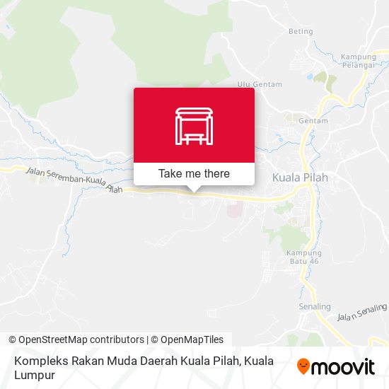 Kompleks Rakan Muda Daerah Kuala Pilah map