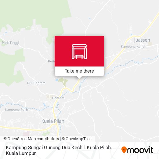 Kampung Sungai Gunung Dua Kechil, Kuala Pilah map