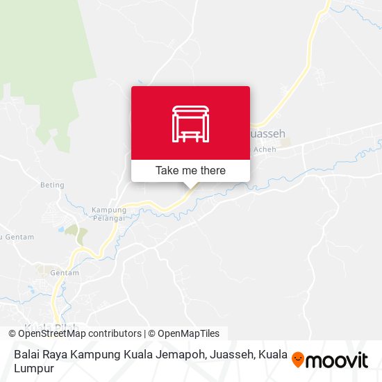 Balai Raya Kampung Kuala Jemapoh, Juasseh map