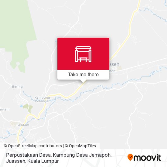 Peta Perpustakaan Desa, Kampung Desa Jemapoh, Juasseh