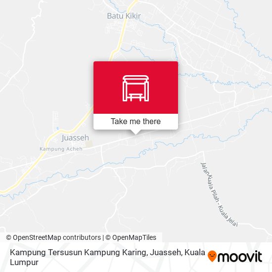 Kampung Tersusun Kampung Karing, Juasseh map