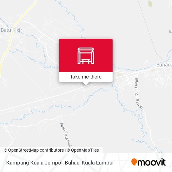Kampung Kuala Jempol, Bahau map